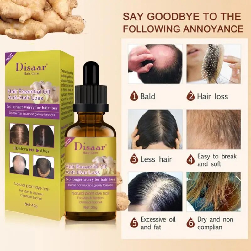 Aceite anticaida Haircare jengibre serum