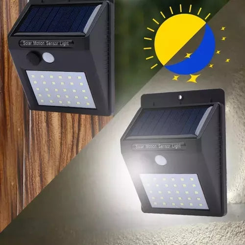 Foco Luz Solar 30 Led Sensor Movimiento