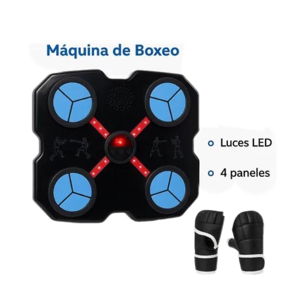 Maquina De Boxeo de niño Con Guantes