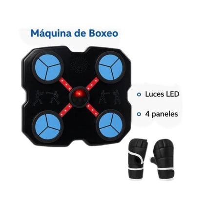 Maquina De Boxeo de niño Con Guantes